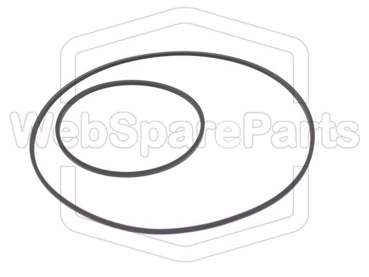 Kit de correias para auto-rádio leitor de cassetes Philips 22 RN432