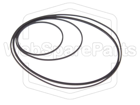 Kit Correias Para Leitor de Cassetes Stereo Kenwood KX-520