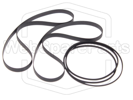 Kit Correias Para Deck de Cassetes Duplo Kenwood X-7WS