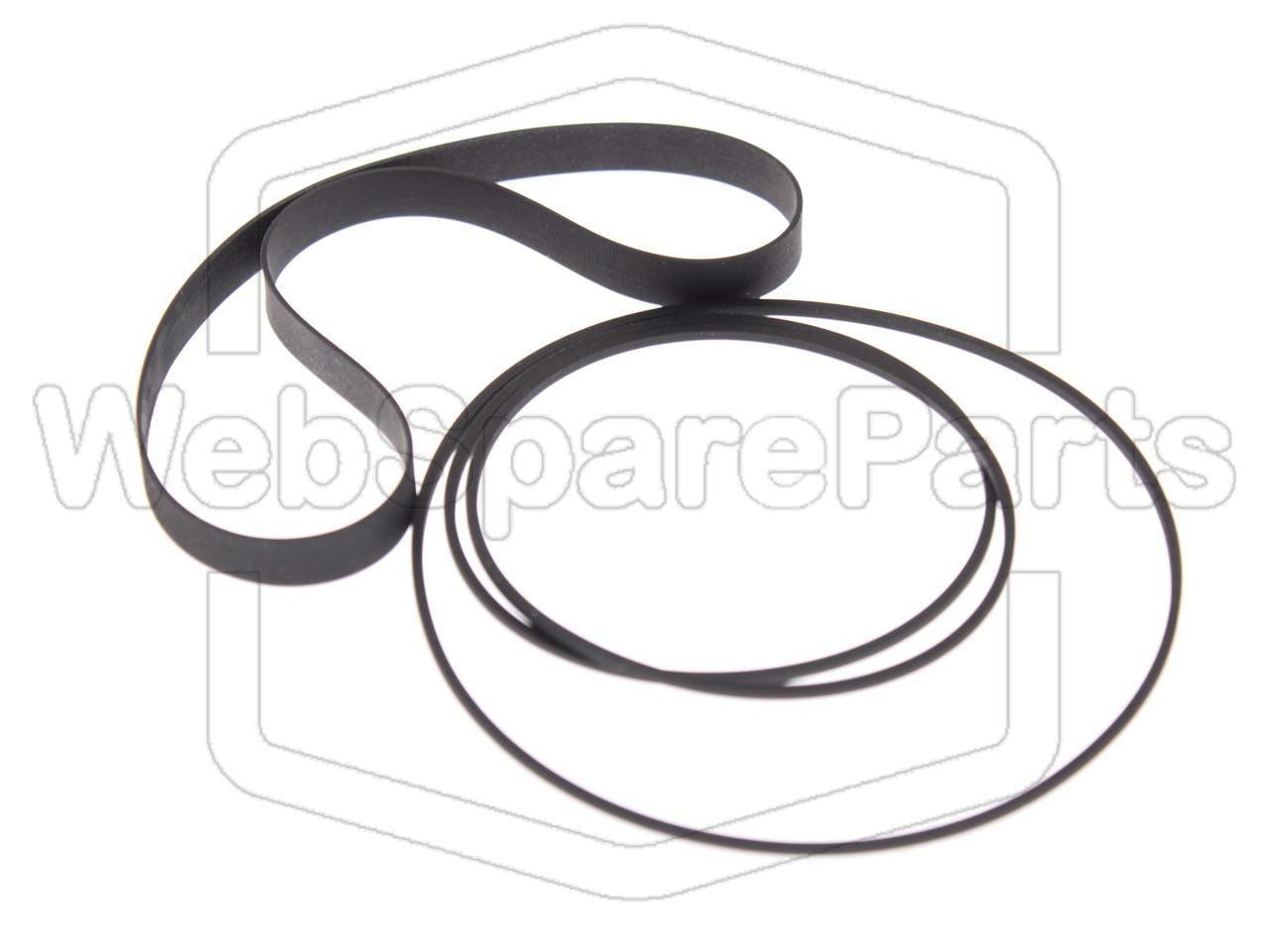 Kit Correias Para Leitor de Cassetes Stereo Kenwood KX-1030