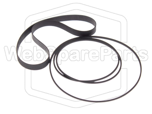 Kit Correias Para Leitor de Cassetes Stereo Kenwood KX-1030