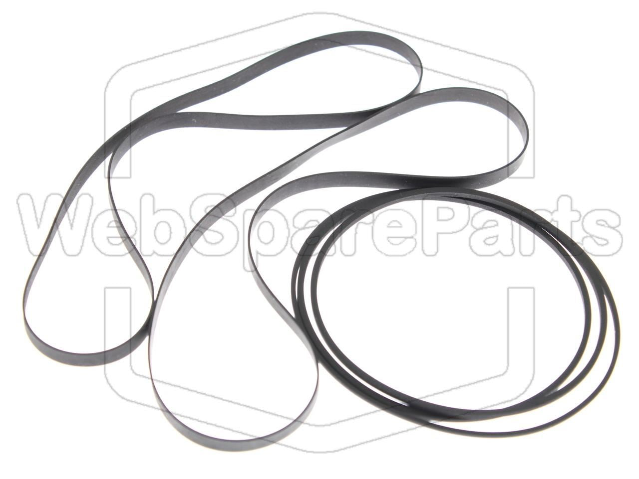 Kit de correias para deck de cassetes duplo Sharp RT-5050H