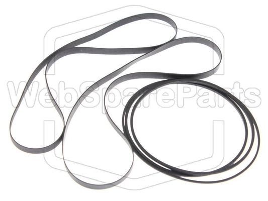 Kit de correias para deck de cassetes duplo Sharp RT-5050H