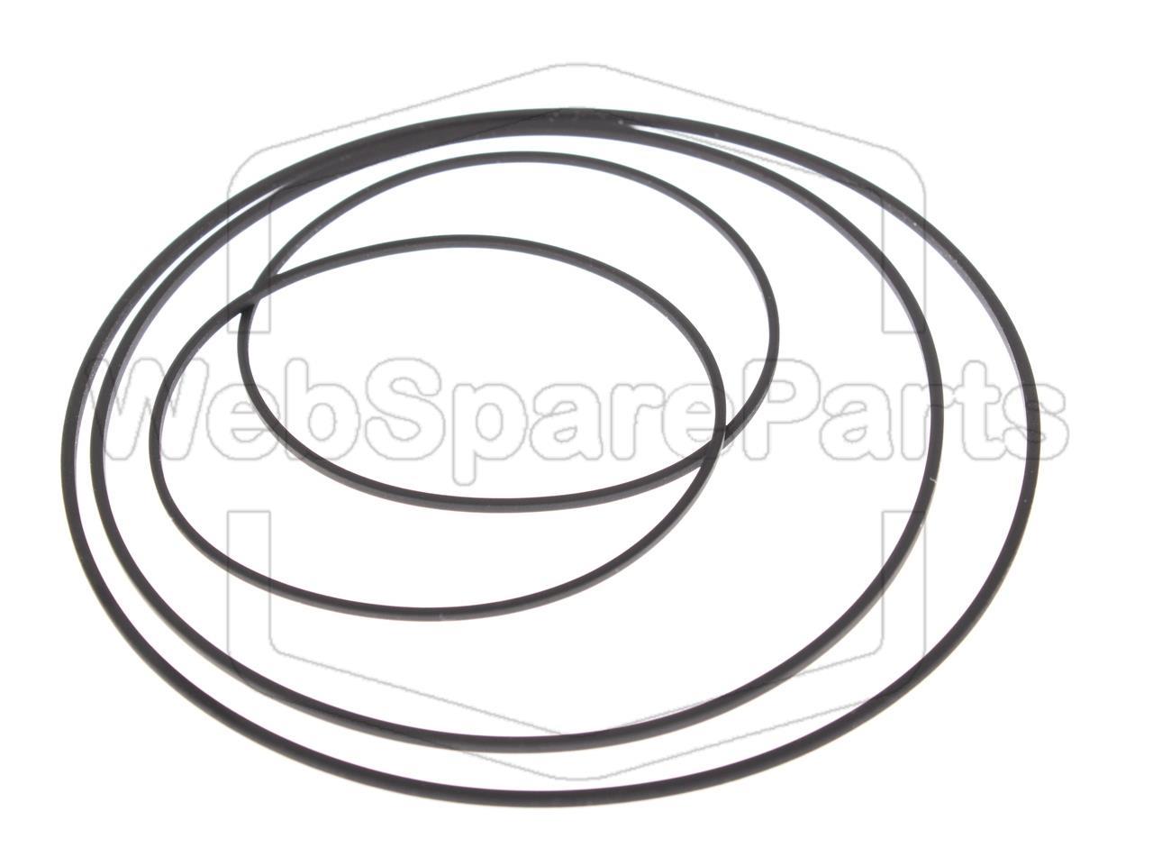 Kit de correias para deck de cassetes duplo Pioneer XR-A500/EE