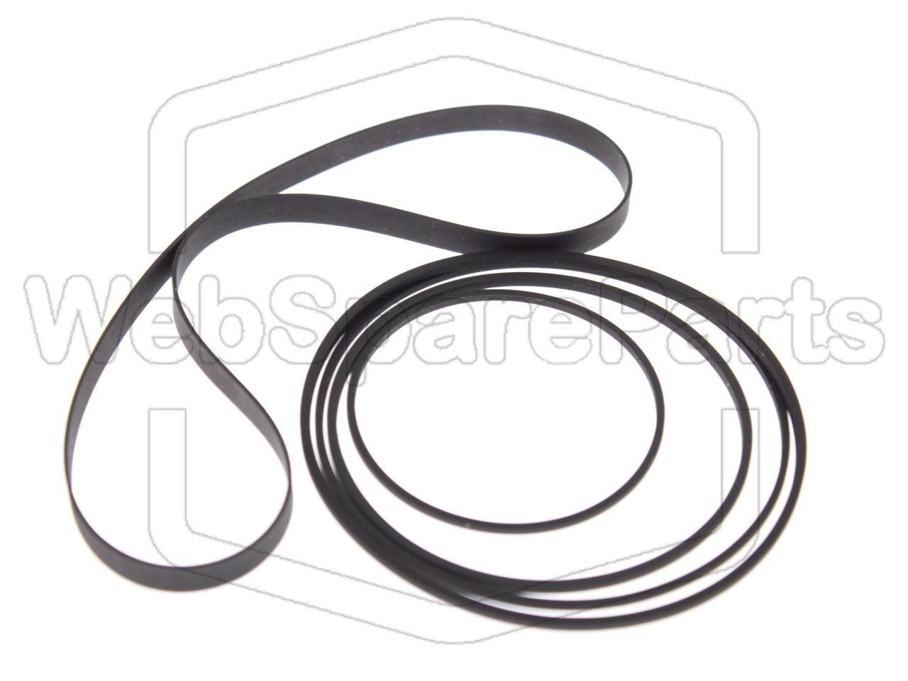 Kit Correias Para Deck de Cassetes Duplo Kenwood KX-65CW