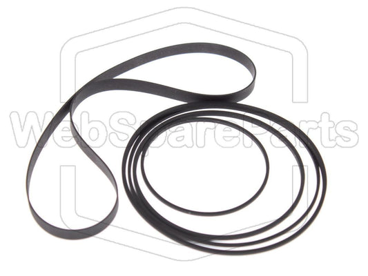 Kit Correias Para Deck de Cassetes Duplo Kenwood KX-65CW