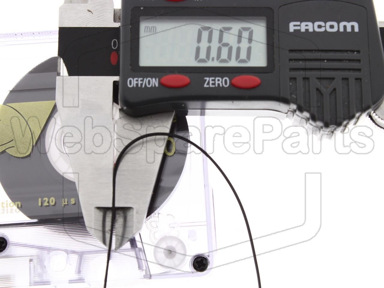 Kit de correias para walkman leitor de cassetes Panasonic RQ-CR55