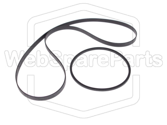 Kit de correias Para Leitor de Cassetes Stereo Grundig CNF 350