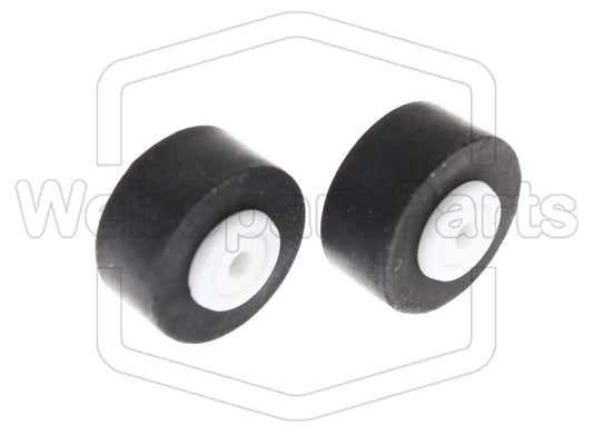 Rodas de pressão (pinch rollers) para deck de cassetes Denon DRW-650