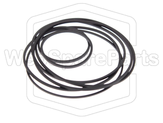 Kit Correias Para Deck de Cassete Duplo Kenwood KX-56W