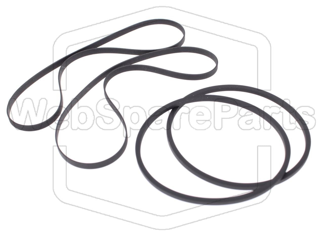 Kit de correias para deck de cassetes duplo Kenwood RX-D710