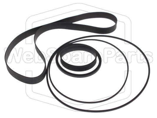 Kit Correias Para Video Cassette Toshiba V-9600 Betamax