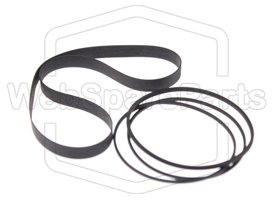 Kit Correias Para Leitor de Cassetes Stereo Kenwood KX-400(B)