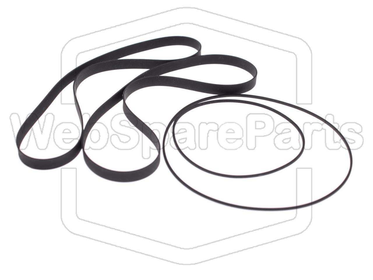 Kit Correias Para Deck de Cassetes Aiwa FX-W50