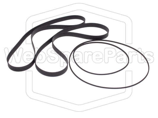 Kit Correias Para Deck de Cassetes Aiwa FX-W50