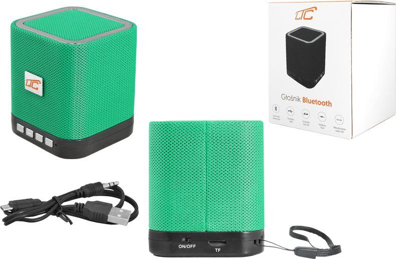 Coluna Portátil Bluetooth 3W com Rádio FM Micro SD [Autonomia até 8h] Verde