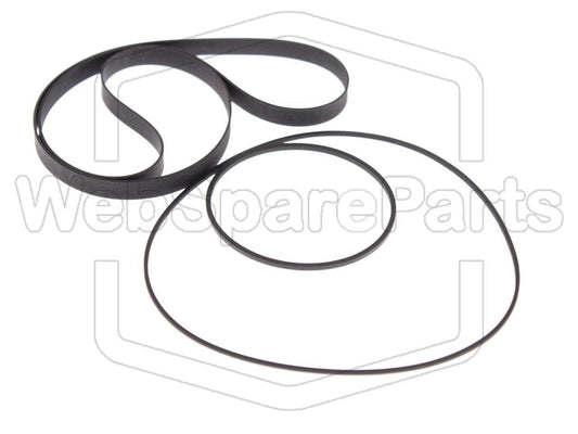 Kit Correias Para Leitor de Cassetes Stereo Kenwood KX-920