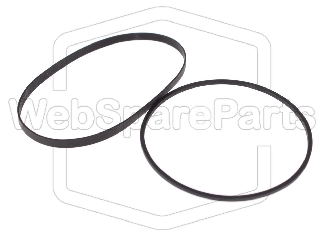 Kit de correias para rádio leitor de cassetes Panasonic RX-DS101