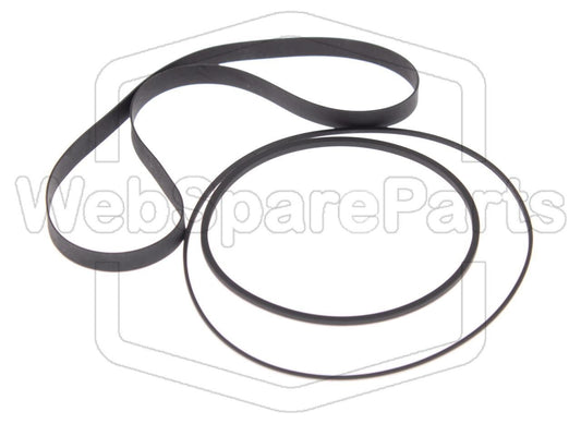 Kit Correias Para Leitor de Cassetes Stereo Kenwood KX-503