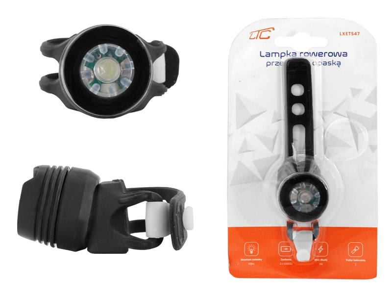 Luz Led Bicicleta Frontal 1W 60lm Aluminío