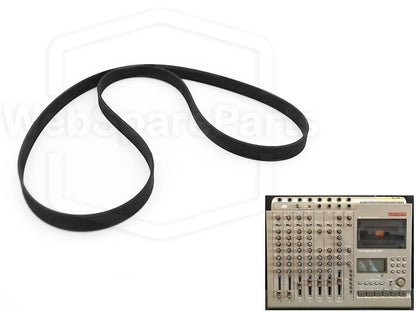 Correia capstan para deck de cassetes Teac-Tascam 464 PORTASTUDIO