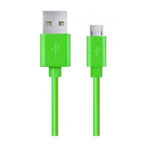 Cabo Micro USB 1M Verde