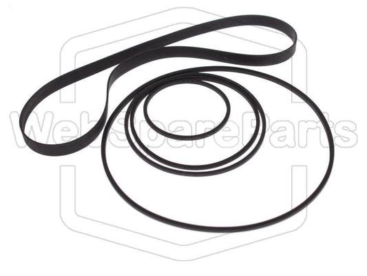 Kit Correias Para Leitor de Cassetes Stereo Kenwood KX-50