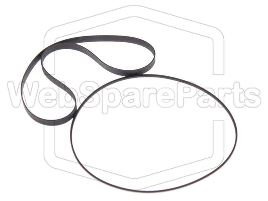 Kit Correias Para Leitor de Cassetes Stereo Kenwood KX-660HX