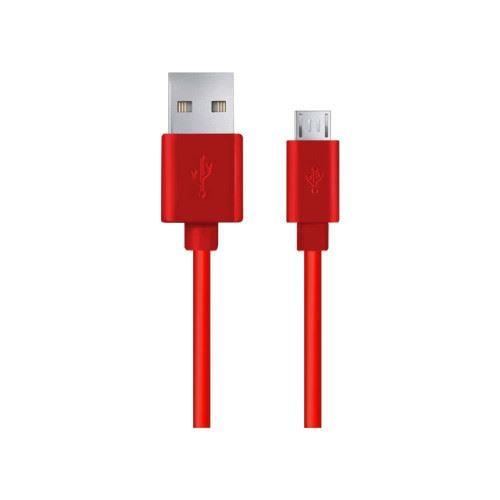 Cabo Micro USB 1M Vermelho