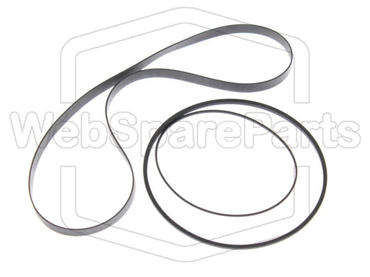 Kit de correias para rádio leitor de cassetes Sharp GF-9797