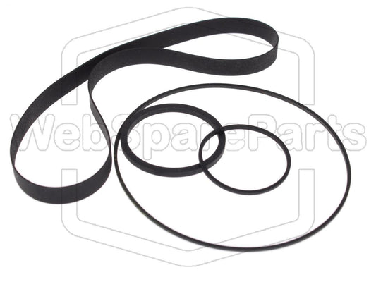 Kit de correias para video gravador Sharp VC-3300