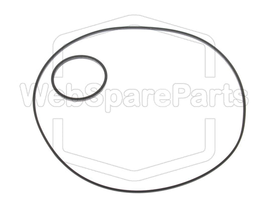 Kit de correias para rádio leitor de cassetes Philips 22RR290
