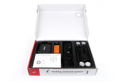 Kit 4 Sensores Estacionamento de Automóvel c/ Buzer - Cinzento