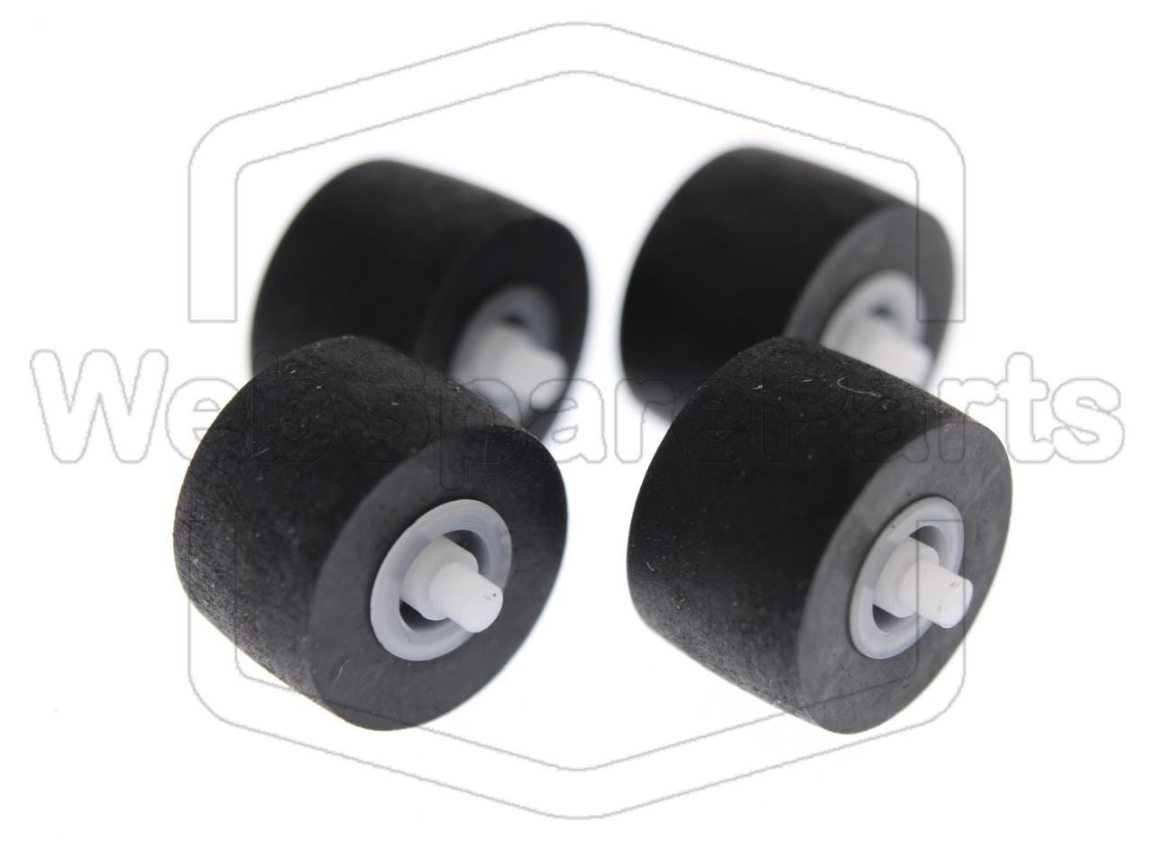 Rodas de pressão (pinch rollers) para deck de cassetes duplo Aiwa NSX-MT321
