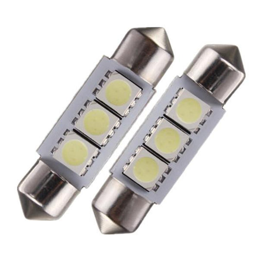 Lâmpada LED Festoon 39 C5W 3SMD5050 12V 0.5W (2 UNIDADES)