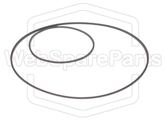 Kit de correias para walkman leitor de cassetes Panasonic RQ-CR18V