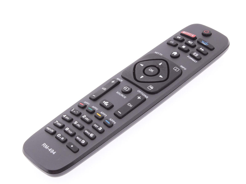 Telecomando-Comando TV Para Philips RM-494 NETFLIX