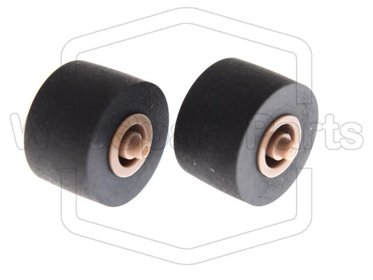 Rodas de pressão (pinch rollers) para deck de cassetes duplo Pioneer CT-W203