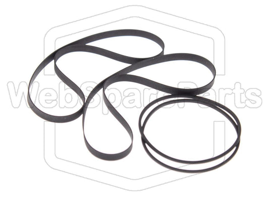 Kit Correias Para Deck de Cassetes Duplo Kenwood KX-W6070