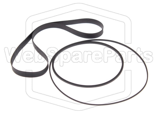 Kit Correias Para Leitor de Cassetes Stereo Kenwood KX-605