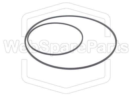 Kit de correias para auto-rádio leitor de cassetes Philips AC630 22AC630