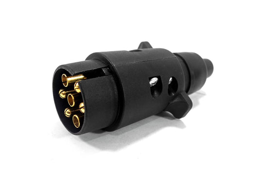 Ficha de Reboque 12/24 Volts 7-Pinos Macho