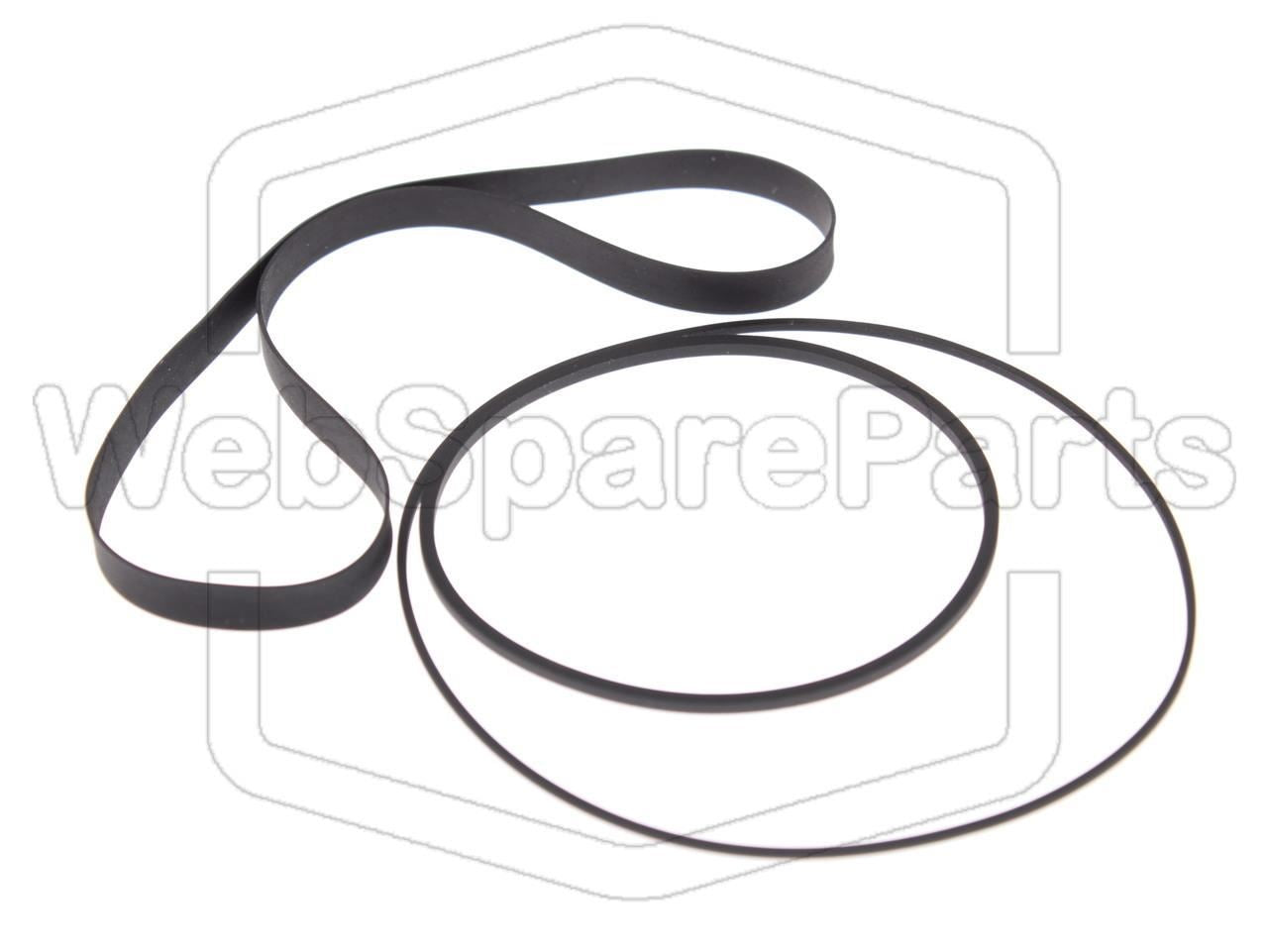 Kit Correias Para Leitor de Cassetes Stereo Kenwood KX-505