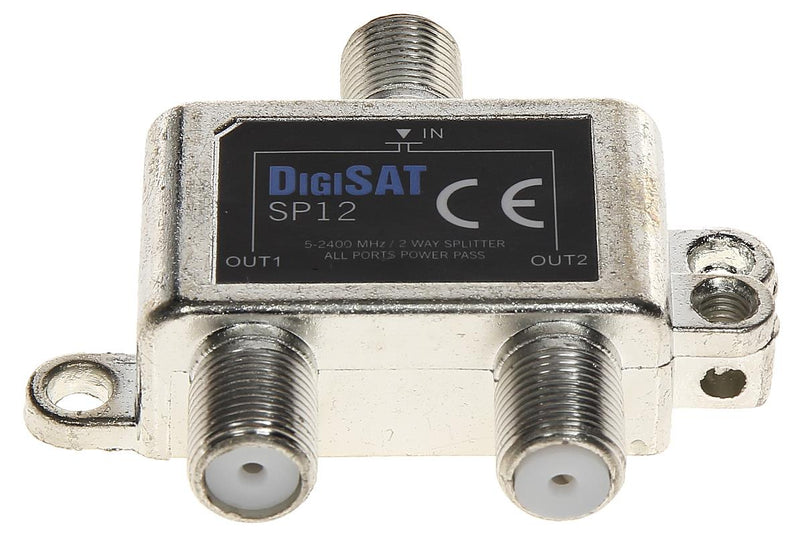 Repartidor Repartidor Divisor de Sinal de Satélite Antena para TV  1 x Entrada 2 x Saídas  5-2400MHz