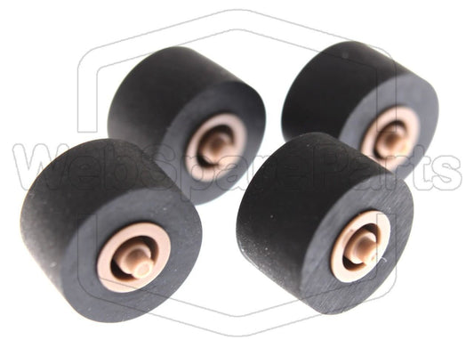 Rodas de pressão (pinch rollers) para deck de cassetes duplo Pioneer XR-A550MD
