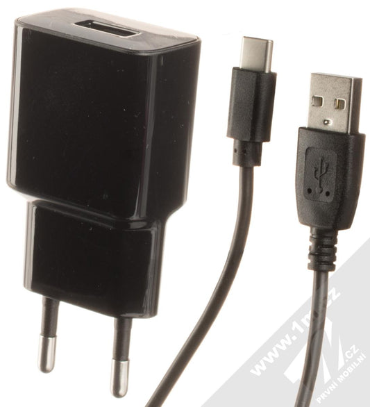 Carregador Micro USB 5V DC  2.4A 220V Preto