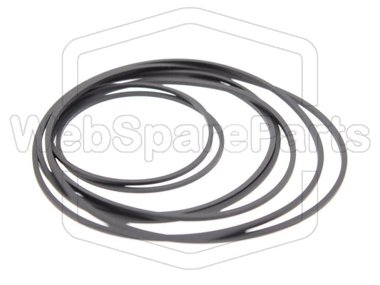 Kit Correias Para Deck de Cassetes Duplo Kenwood KX-64W