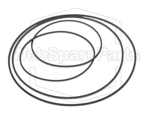 Kit de correias para deck de cassetes duplo Philips FW650C