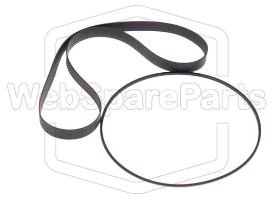 Kit Correias Para Leitor de Cassetes Stereo Kenwood KX-40