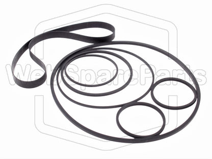 Kit Correias Para Video Cassette Sony SL-3000 Betamax